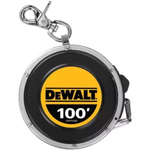 DEWALT 100 ft. Steel Auto-Rewind Long Tape