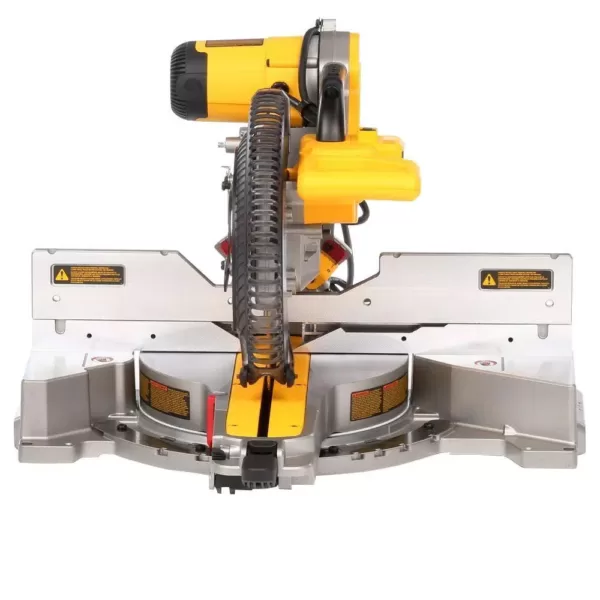 DEWALT 15 Amp Corded 12 in. Sliding Miter Saw with Rolling Miter Saw Stand