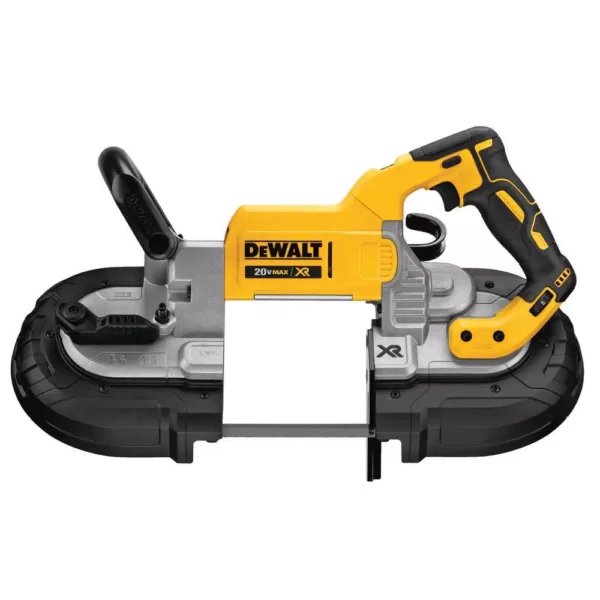DEWALT 20-Volt MAX XR Cordless Brushless Deep Cut Band Saw with 4-1/2 in. Grinder