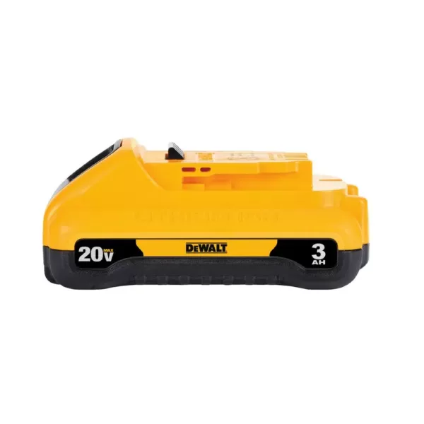 DEWALT 20-Volt MAX Compact Lithium-Ion 3.0Ah Battery Pack with 12-Volt to 20-Volt MAX Charger
