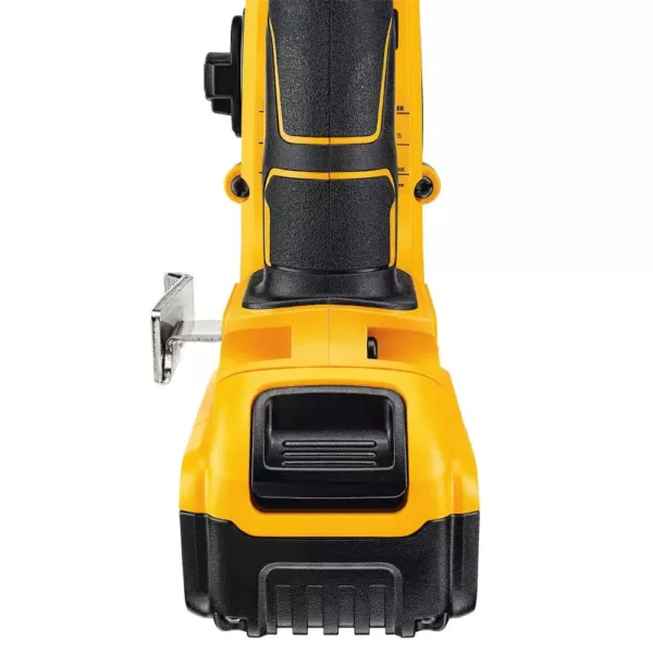 DEWALT 20-Volt MAX XR 1 in. SDS Plus L-Shape Rotary Hammer w/ Extractor, (2) 20-Volt 5.0Ah Batteries & 1/2 in. Impact Wrench