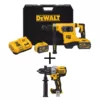 DEWALT FLEXVOLT 60-Volt MAX Brushless 1-9/16 in. SDS MAX Rotary Hammer, (2) FLEXVOLT 9.0Ah Batteries & Hammer Drill/Driver