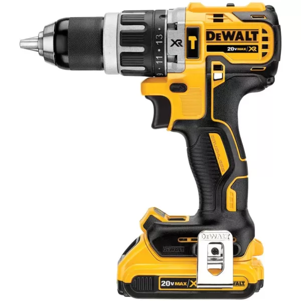 DEWALT 20-Volt MAX XR Cordless Brushless Hammer Drill/Impact Combo Kit (2-Tool) with (1) 4.0Ah Battery & (1) 2.0Ah Battery