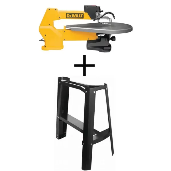 DEWALT 20 in. Variable-Speed Corded Scroll Saw with Bonus Scroll Saw Stand