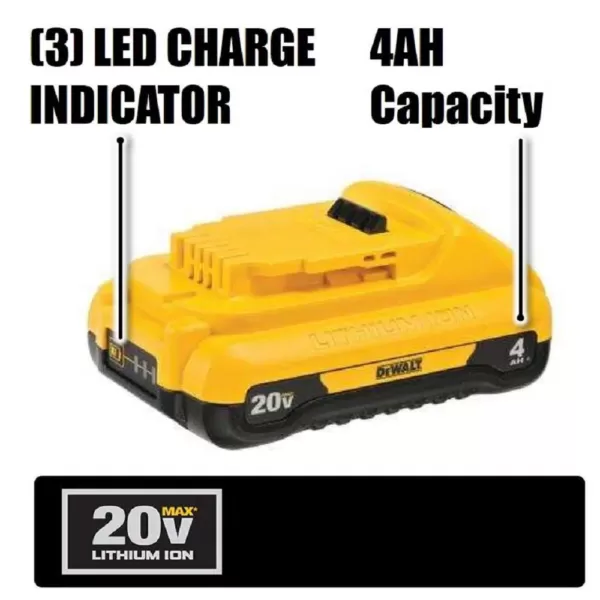 DEWALT 20-Volt MAX Cordless Reciprocating Saw with (1) 20-Volt Battery 6.0Ah, (1) 20-Volt Battery 4.0Ah & Charger