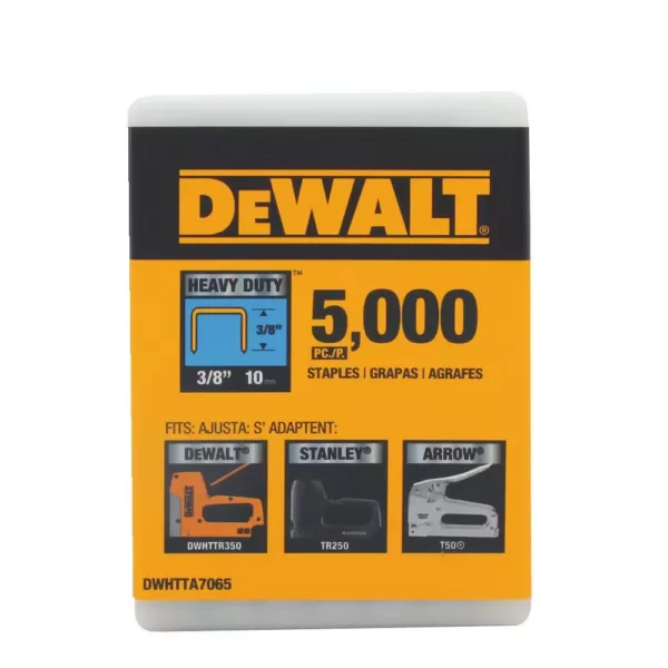 DEWALT 3/8 in. Heavy Duty Staples (5000-Pack)
