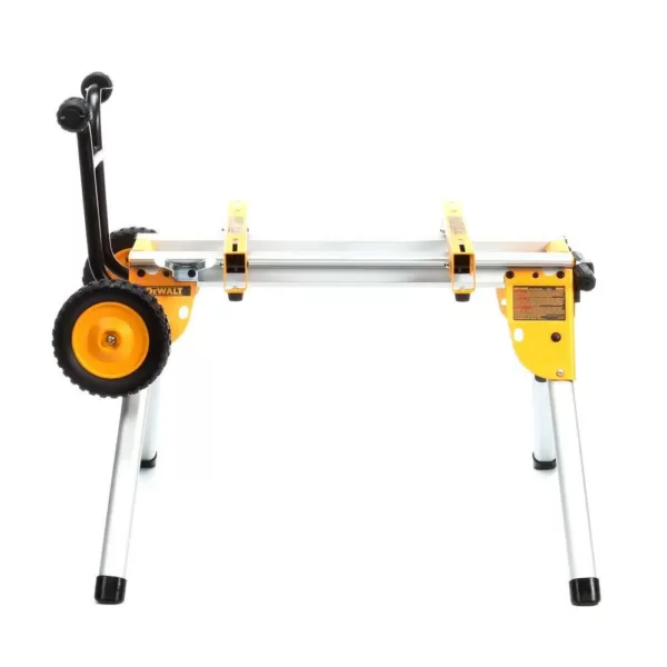 DEWALT 33 lbs. Heavy Duty Rolling Table Saw Stand with Quick-Connect Stand Brackets with 200lbs. Capacity