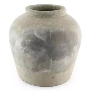 Zentique Terracotta Olive Brown Large Decorative Vase