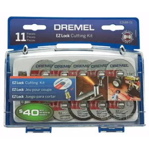 Dremel EZ Lock Rotary Tool Cut-Off Wheel Set for Metal and Plastic (11-Piece)