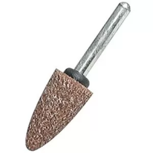 Dremel 3/8 in. Rotary Tool Aluminum Oxide Arch Shaped General Purpose Grinding Stone