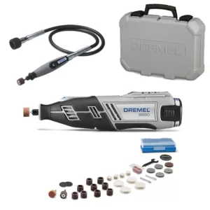 Dremel 36 in. Flex-Shaft Attachment for Rotary Tools + 8220 Series 12-V MAX Lithium-Ion Variable Speed Cordless Rotary Tool Kit