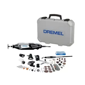 Dremel 4000 Series 1.6 Amp Variable Speed Corded High Performance Rotary Tool Kit with 50 Accessories, 6 Attachments and Case