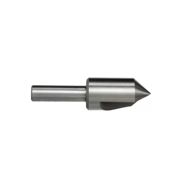 Drill America 1 in. 60-Degree High Speed Steel Countersink Bit with Single Flute
