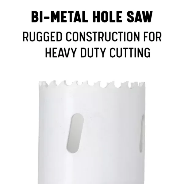 Drill America Plumber's Bi-Metal Hole Saw Set (9-Piece)