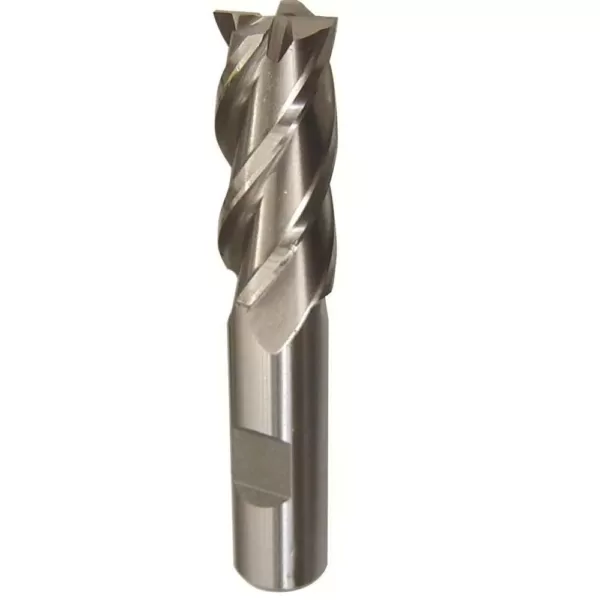 Drill America 5/16 in. x 3/8 in. Shank High Speed Steel End Mill Specialty Bit with 4-Flute