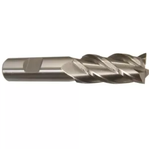 Drill America 5/16 in. x 3/8 in. Shank High Speed Steel End Mill Specialty Bit with 4-Flute