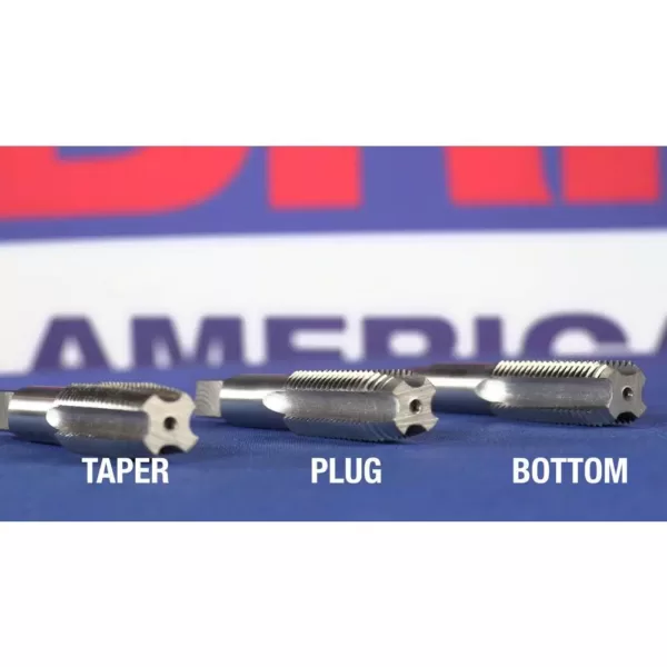 Drill America 1/2 in. 13-High Speed Steel Plug Tap (1-Piece)