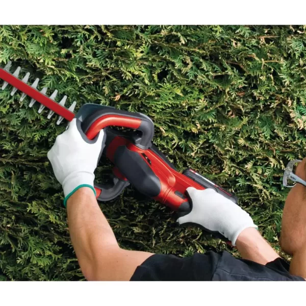 Einhell PXC 18-Volt Cordless 20 in. Hedge Trimmer Kit w/ Aluminum Blade Cover (w/ 3.0-Ah Battery Plus Fast Charger)