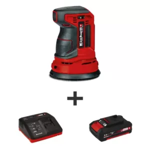 Einhell PXC 18-Volt Cordless 5 in. 22,000-OPM Max Variable Speed Random Orbital Sander Kit (w/ 2.0-Ah Battery + Fast Charger)