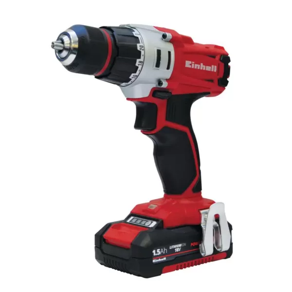 Einhell PXC 18-Volt Cordless 2-Speed MAX 1250-RPM Workshop Drill Kit (w/ 1.5-Ah Battery and Fast Charger)