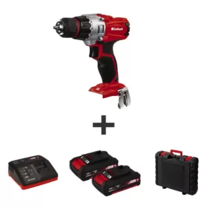 Einhell PXC 18-Volt Cordless MAX 1250-RPM 2-Speed 20+1-Torque Setting Drill / Driver Kit (w/2 x 1.5-Ah Battery and Fast Charger)