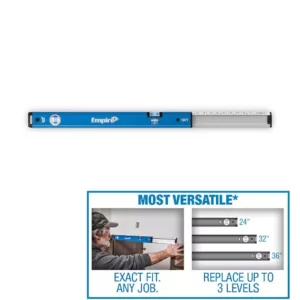 Empire 24 in. to 40 in. True Blue Extendable Box Level