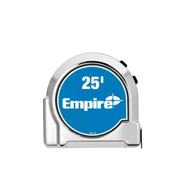 Empire 25 ft. Chrome Tape Measure