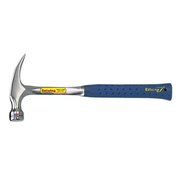 Estwing 12 oz. Solid Steel Rip Hammer with Blue Vinyl Shock Reduction Grip