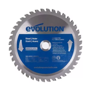 Evolution Power Tools 6-1/2 in. 40-Teeth Mild Steel Cutting Saw Blade