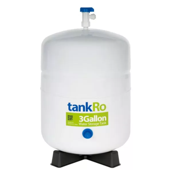 Express Water tankRO – RO Water Filtration System Expansion Tank – 3 Gallon Water Capacity – Reverse Osmosis Storage Pressure Tank