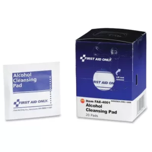 First Aid Only Alcohol Cleansing Pads (20 Per Box)