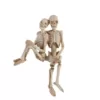 Flora Bunda 7.75 in. x 7 in. Halloween Polyresin Skeleton Couple Set (Side by Side)