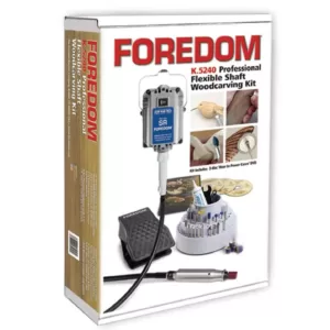 Foredom 1.7 Amp 1/6 HP Corded Woodcarving Rotary Power Tool Kit