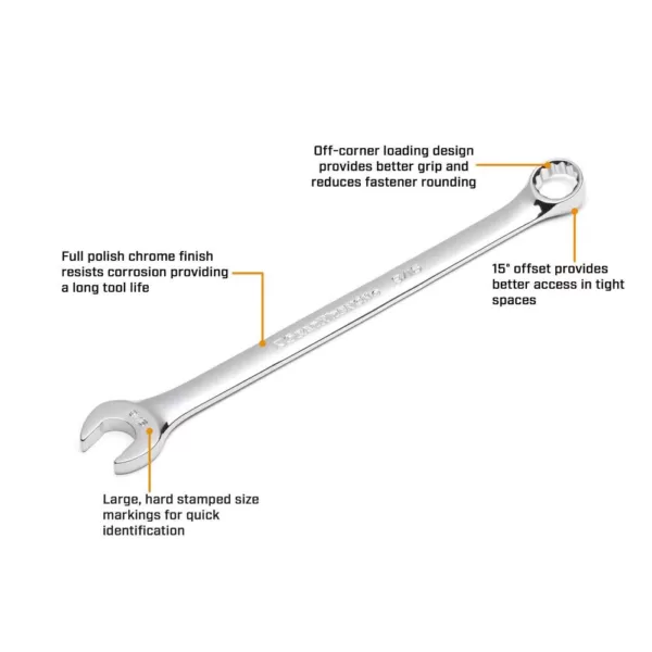 GEARWRENCH 30 mm 12-Point Long Pattern Combination Wrench