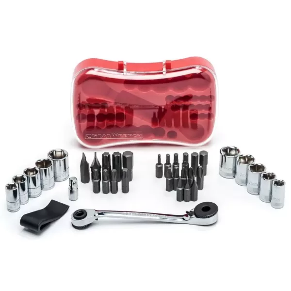 GEARWRENCH 1/4 in. Drive Micro Driver and Socket Set (35-Piece)