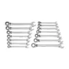 GEARWRENCH 12-Point SAE/Metric Reversible Ratcheting Combination Wrench Set (14-Piece)