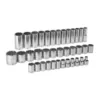 GEARWRENCH 1/2 in. Drive 12-Point Standard and Deep Metric Socket Set (37-Piece)