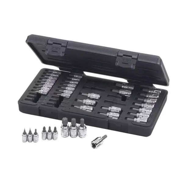 GEARWRENCH 1/4 in. x 3/8 in. 13 mm and 20 mm Drive Bit Socket Set (39-Piece)