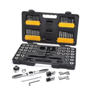 GEARWRENCH SAE/Metric Ratcheting Tap and Die Set (75-Piece)