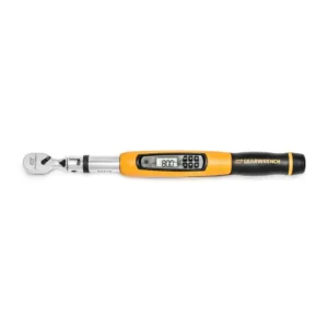GEARWRENCH 3/8 in. Flex Head Electronic Torque Wrench with Angle 10 ft. to 100 ft./lbs.