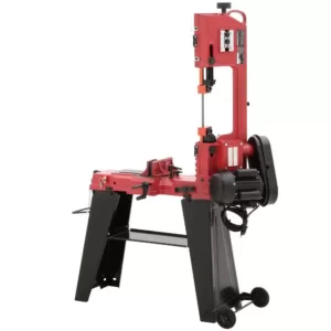 General International 5 Amp 4.5 in. Stationary Metal Cutting Band Saw with Stand