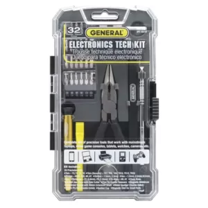 General Tools Cell Phone, Computer and Electronics Repair Kit (32-Piece)