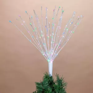Gerson 22 in. x 15 in. H Electric Wire Starburst Color Changing Tree Topper