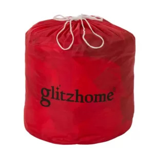 Glitzhome 7 ft. Lighted Inflatable Santa Sleigh Decor