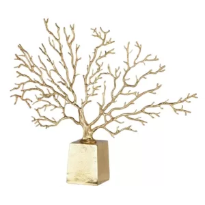 A & B Home Gold Tree Irregular Decor Accent