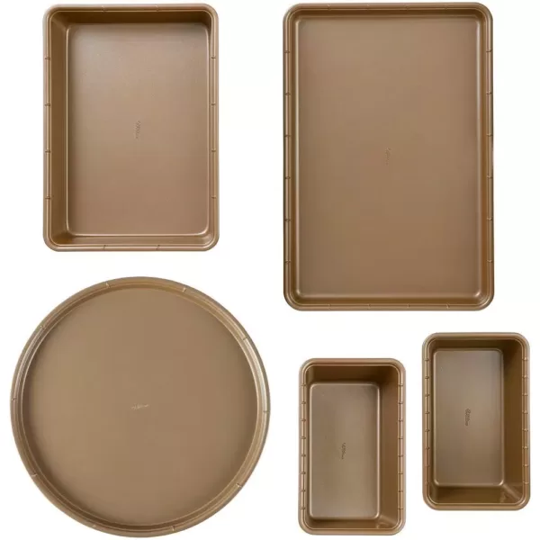 Wilton Ceramic-Coated 5-Piece Non-Stick Bakeware Set