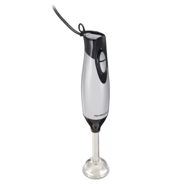 Hamilton Beach 2-Speed Grey Hand Blender with 3 Cup Chopping Bowl