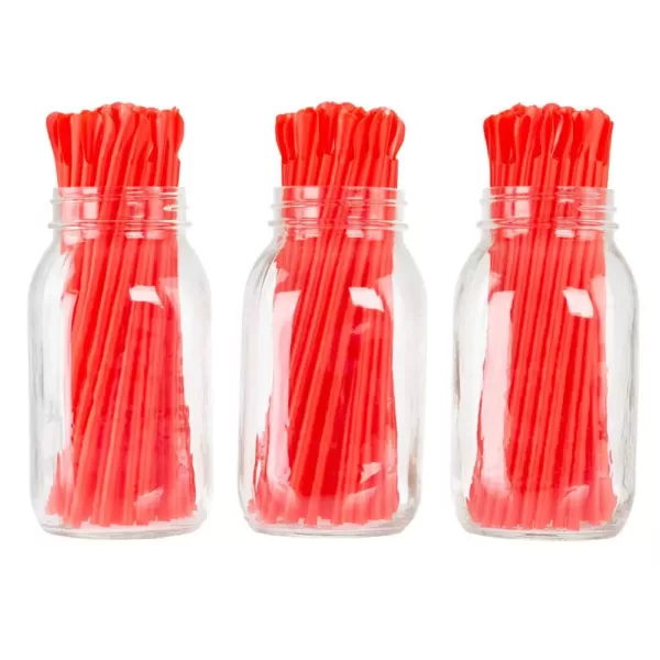 Great Northern Red Spoon Straws (Case of 200)