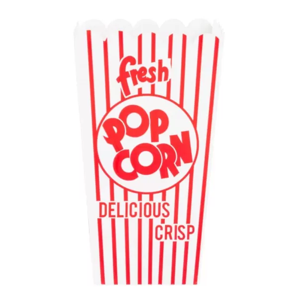 Great Northern 32 oz. Open Top Movie Theater Popcorn Boxes (100-Count)