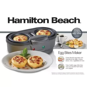 Hamilton Beach 2-Egg Grey Egg Bites Maker